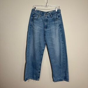 AG Adriano Goldschmied Light Blue Straight Leg Jeans